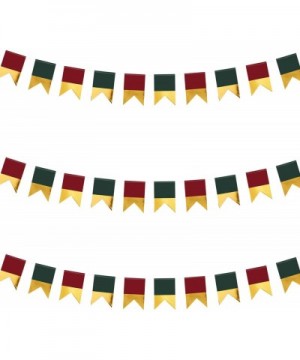 Christmas Decorations 39.4ft Christmas Banner Party Decorations Gold Fishtail Paper Bunting Banners Hanging Flag Streamers fo...