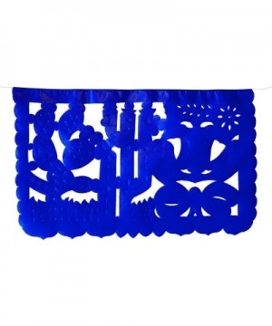 Mexican Fiesta Papel Picado Banner 2 Pack- Paper (33 Feet) Medium Size Rainbow Party Streamers - C718ZTZZMED $6.62 Banners & ...