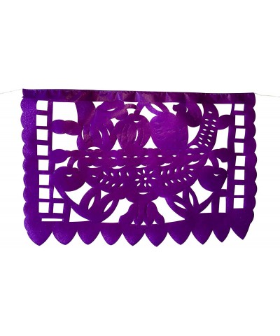 Mexican Fiesta Papel Picado Banner 2 Pack- Paper (33 Feet) Medium Size Rainbow Party Streamers - C718ZTZZMED $6.62 Banners & ...