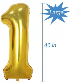 Gold Number 10 Balloon- 40 Inch - Gold Number 10 - CX18HATAANH $7.83 Balloons