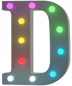 Letter Lights USB Powered Light up Letters with Remote- 16 Color Changing Marquee Letter Lights Multicolor Colors for Home Ba...