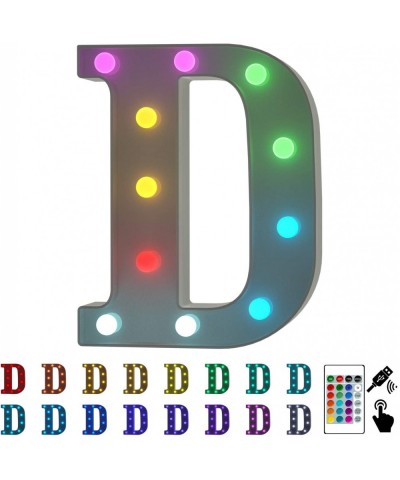 Letter Lights USB Powered Light up Letters with Remote- 16 Color Changing Marquee Letter Lights Multicolor Colors for Home Ba...