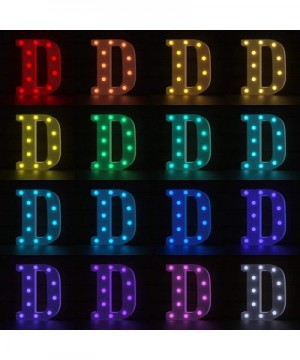 Letter Lights USB Powered Light up Letters with Remote- 16 Color Changing Marquee Letter Lights Multicolor Colors for Home Ba...