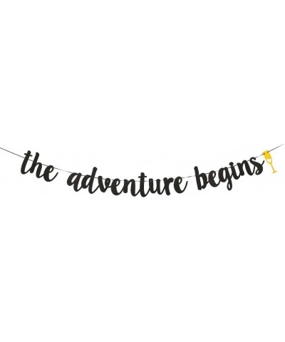 The Adventure Begin Banner-Travel Themed Party Supplies-Birthday Graduation Retirement Farewell Adventure Party Decor. - CD18...