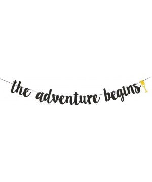 The Adventure Begin Banner-Travel Themed Party Supplies-Birthday Graduation Retirement Farewell Adventure Party Decor. - CD18...