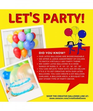 Creative Balloons 12" Latex Balloons - Pack of 144 Piece - Pastel Aqua - Pastel Aqua - CZ1143KXIH7 $10.15 Balloons