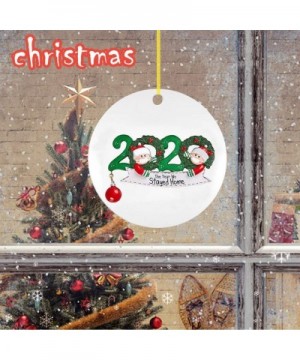 2020 Christmas Pendant Hanging Tree with Family Members Holiday Creative Free Personalizing Decoration Gift (B-Family of 2- 1...