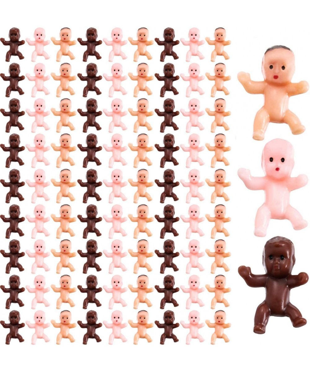 300 Pieces Mini Plastic Babies Baby Shower Party Favor Supplies Ice Cube Game Party Decoretions Baby Full Moon Gifts- 1 inch ...