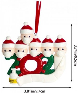 2020 Christmas Tree Pendant Ornament Decorating Kit- Family of 3 Personalized Customized Clay Figurine Child Friend Year Cozy...