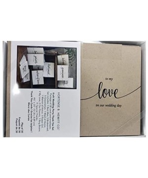 Wedding Party Thank You Cards- 4.8 x 3.3-Inch- Kraft - C617XE3ASM7 $10.73 Favors