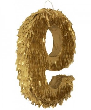 Golden Number Small Pinata Limited Edition Perfect for a Birthday- Anniversary- Classy Celebration- Centerpiece- Decor (Numbe...