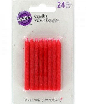 Celebration Candles- 2.5"- red - CD1124SDWDP $4.87 Cake Decorating Supplies