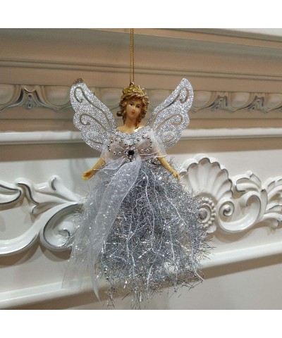Christmas Tree Pendants- Angel Doll Hanging Christmas Pendants- Ornaments for Home Decoration - C519IO9MCSG $5.22 Ornaments
