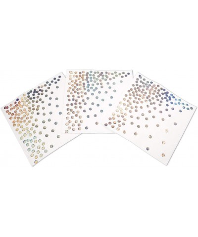 Iridescent Holographic Silver Foil Polka Dot 5-Inch Cocktail Napkins- Bulk 50-Pack Count- 3-Ply Disposable Modern Lunch Napki...