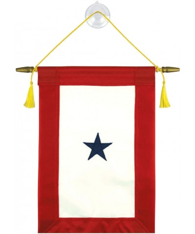 Family Member Military Service Banner - One Blue Star Service Banner Flag - 7 ½ Inches by 14 ½ Inches - C1187Q3L6L4 $10.72 Ba...