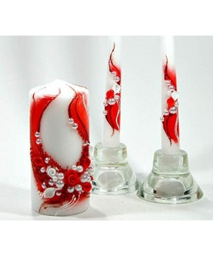 Unity Candle Set for Wedding - Wedding décor & Wedding Accessories - Candle Sets - 6 Inch Pillar and 2 10 Inch Tapers - Best ...