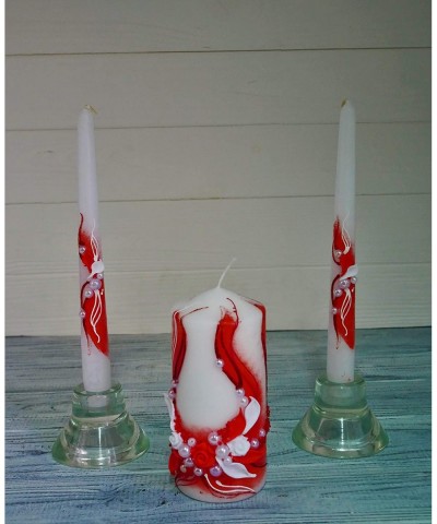 Unity Candle Set for Wedding - Wedding décor & Wedding Accessories - Candle Sets - 6 Inch Pillar and 2 10 Inch Tapers - Best ...