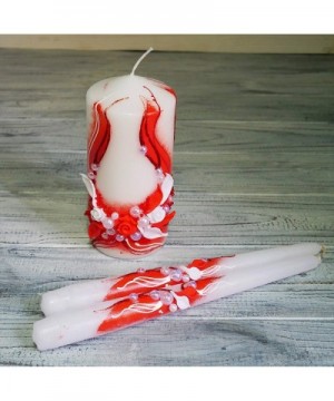 Unity Candle Set for Wedding - Wedding décor & Wedding Accessories - Candle Sets - 6 Inch Pillar and 2 10 Inch Tapers - Best ...