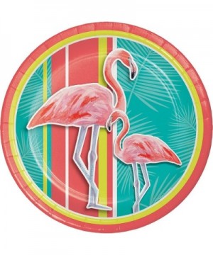 Flamingo Luau Island Oasis Party Party Supplies Bundle Pack for 16 - CK18D7R7KQD $6.48 Party Packs