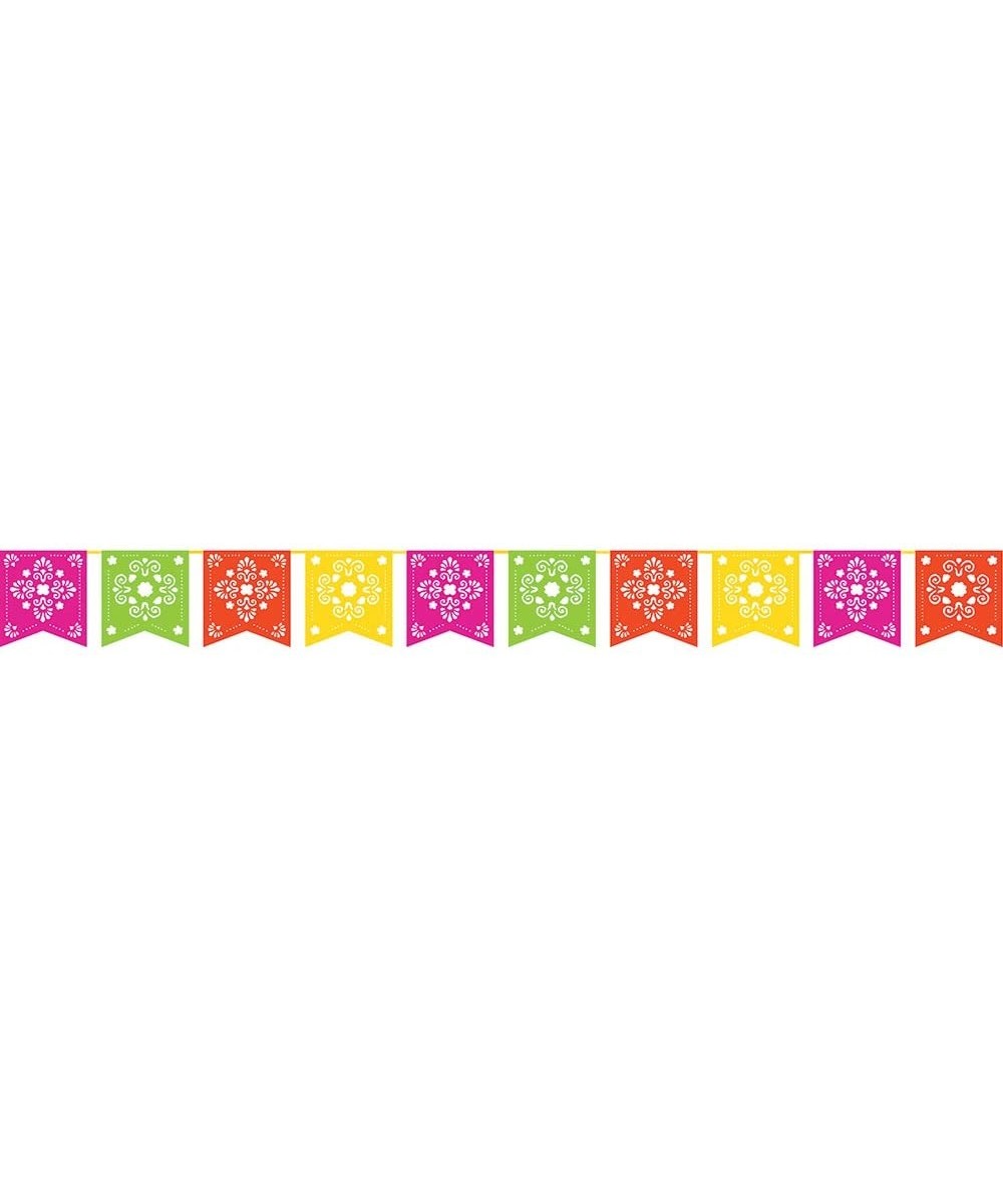 Papel Picado Decorative Banner- 10" x 9ft- Multicolor - CP17YXKSUX9 $3.83 Centerpieces