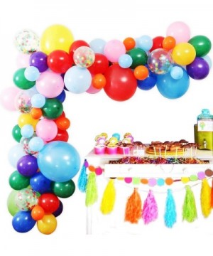 Raibow Balloon Garland Kit- 134Pack Fiesta Party Balloon Garland Kit Cinco de Mayo Party Decorations Ideal for Mexican Party ...