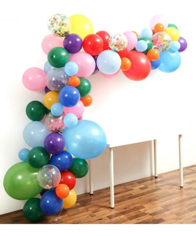 Raibow Balloon Garland Kit- 134Pack Fiesta Party Balloon Garland Kit Cinco de Mayo Party Decorations Ideal for Mexican Party ...