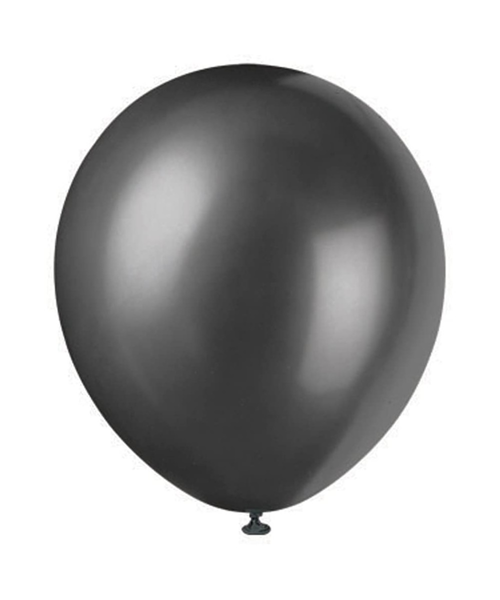 Unique Industries- 12" Latex Balloons- DIY Party Decoration - Pack of 72- Pearlized Shadow Black - CW1198T8JJF $13.08 Balloons