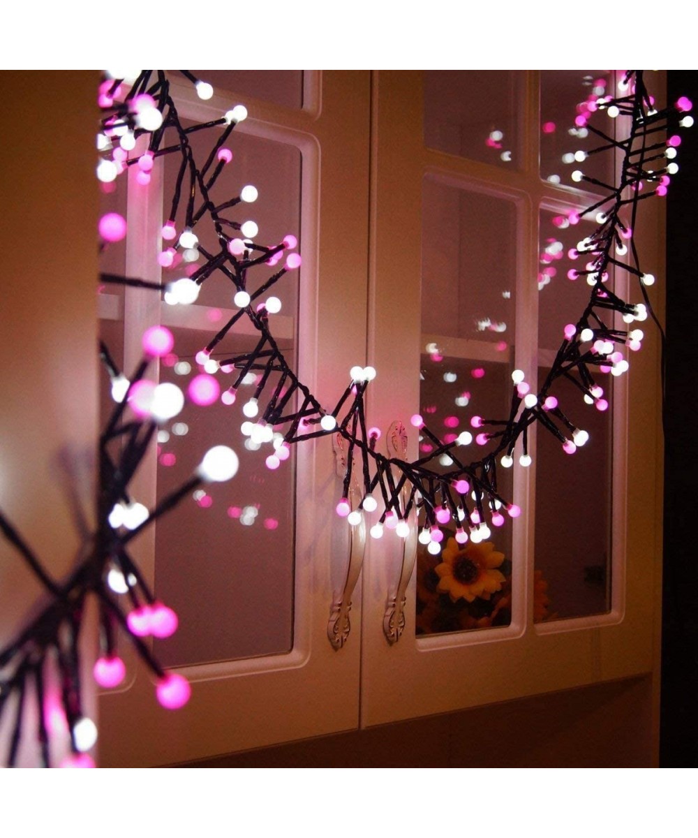 Christmas Fairy String Lights - 13FT 400 LEDs Waterproof Outdoor Indoor Valentines Day Globe Lights - Linkable and 8 Flash Mo...