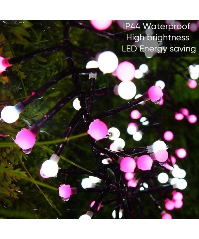 Christmas Fairy String Lights - 13FT 400 LEDs Waterproof Outdoor Indoor Valentines Day Globe Lights - Linkable and 8 Flash Mo...