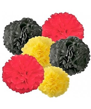 Red Yellow and Black 20pcs Party Decoration Set - C618COZXGD4 $15.03 Banners & Garlands