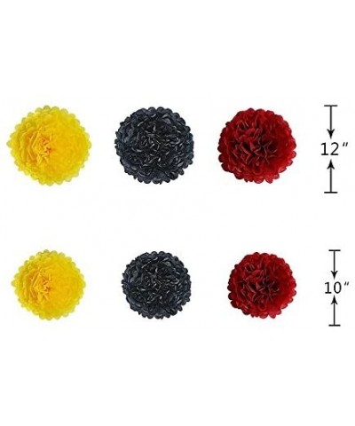 Red Yellow and Black 20pcs Party Decoration Set - C618COZXGD4 $15.03 Banners & Garlands