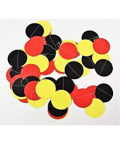 Red Yellow and Black 20pcs Party Decoration Set - C618COZXGD4 $15.03 Banners & Garlands