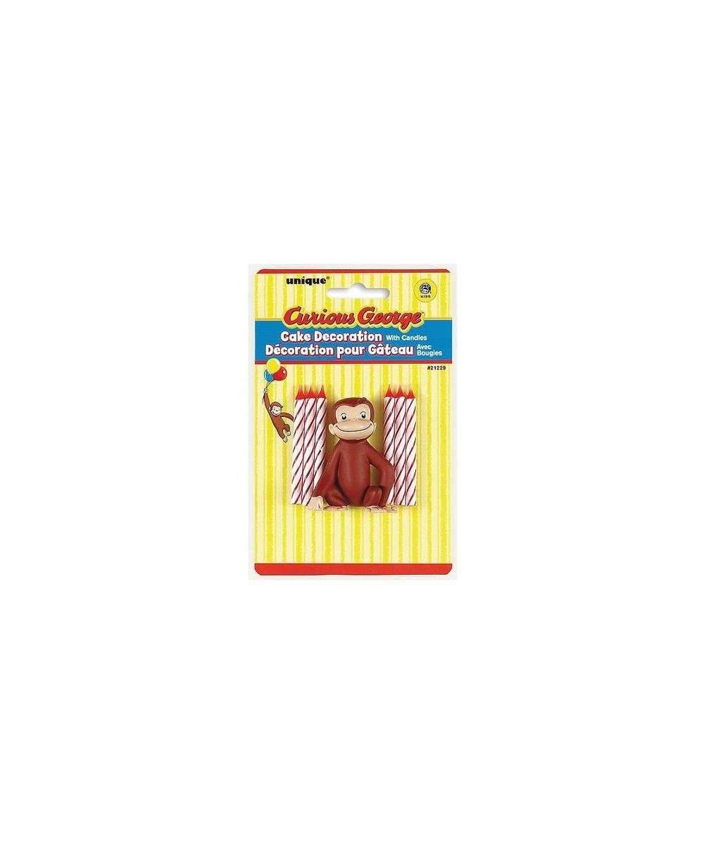 Unique Industry- Curious George Candles and Cake Topper- 6-piece Set - C1129U6ED2R $7.88 Cake Decorating Supplies