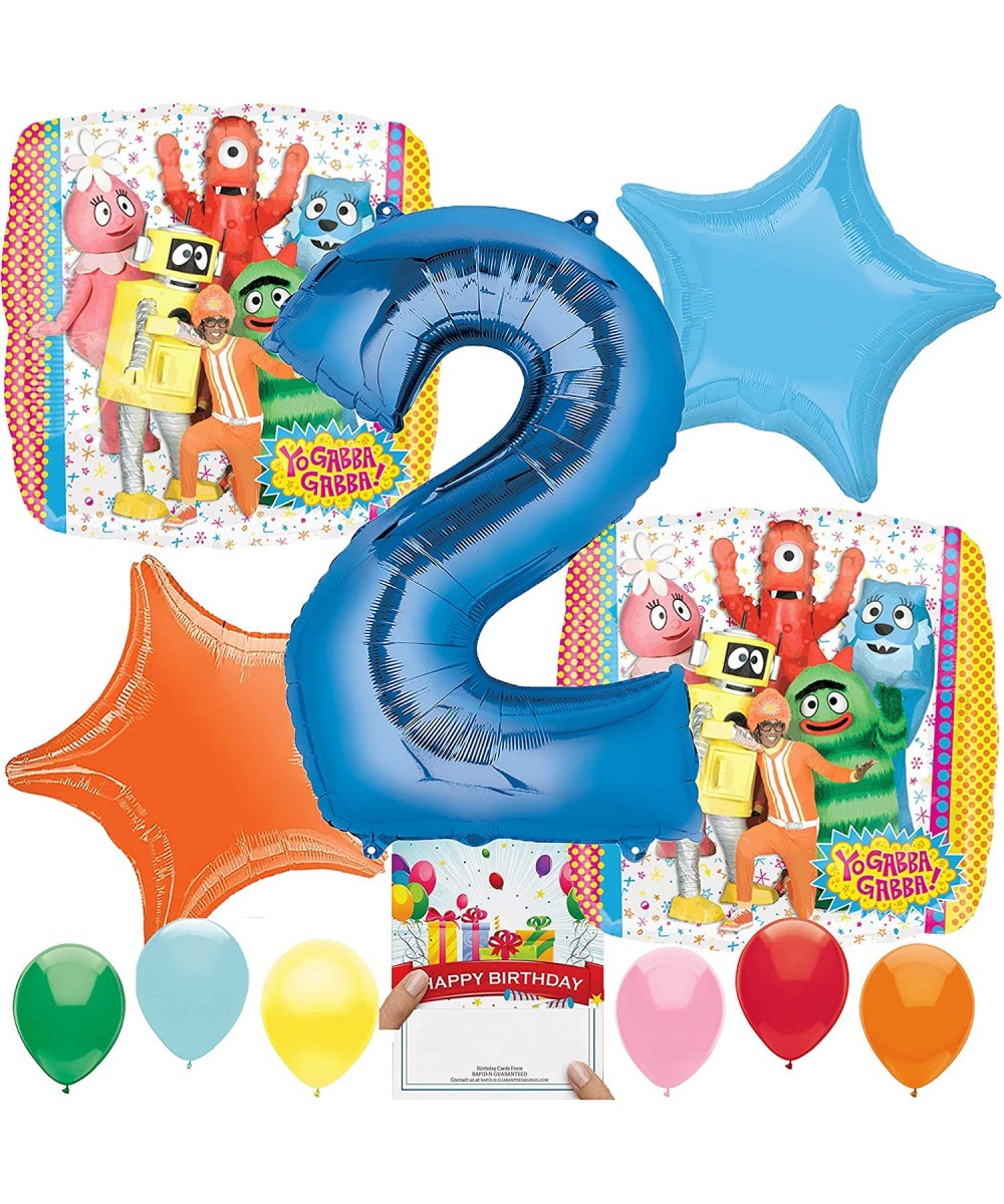 Yo Gabba Gabba Party Supplies Balloon Bouquet Decoration for 2nd Birthday - CA195MUYA5N $14.80 Balloons