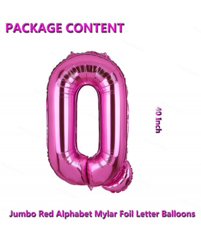 40 Inch Jumbo Pink Alphabet Mylar Foil Helium Letter Balloons Single Bridal Shower Anniversary Celebration Graduation Single ...