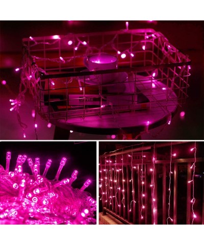 3.5M/11ft 96 LED Linkable Fairy Curtain String Light with 8 Modes Memory Functional Controller for Indoor/Outdoor/Patio/Weddi...