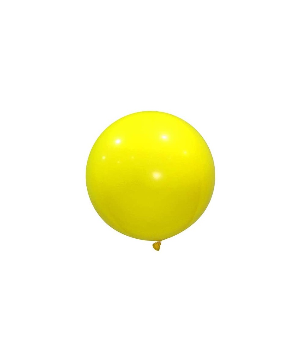 36 Inch Big Round Balloons 10 Pack Yellow Thick Giant Balloons for Photo Shoot Wedding Baby Shower Birthday Party Decorations...
