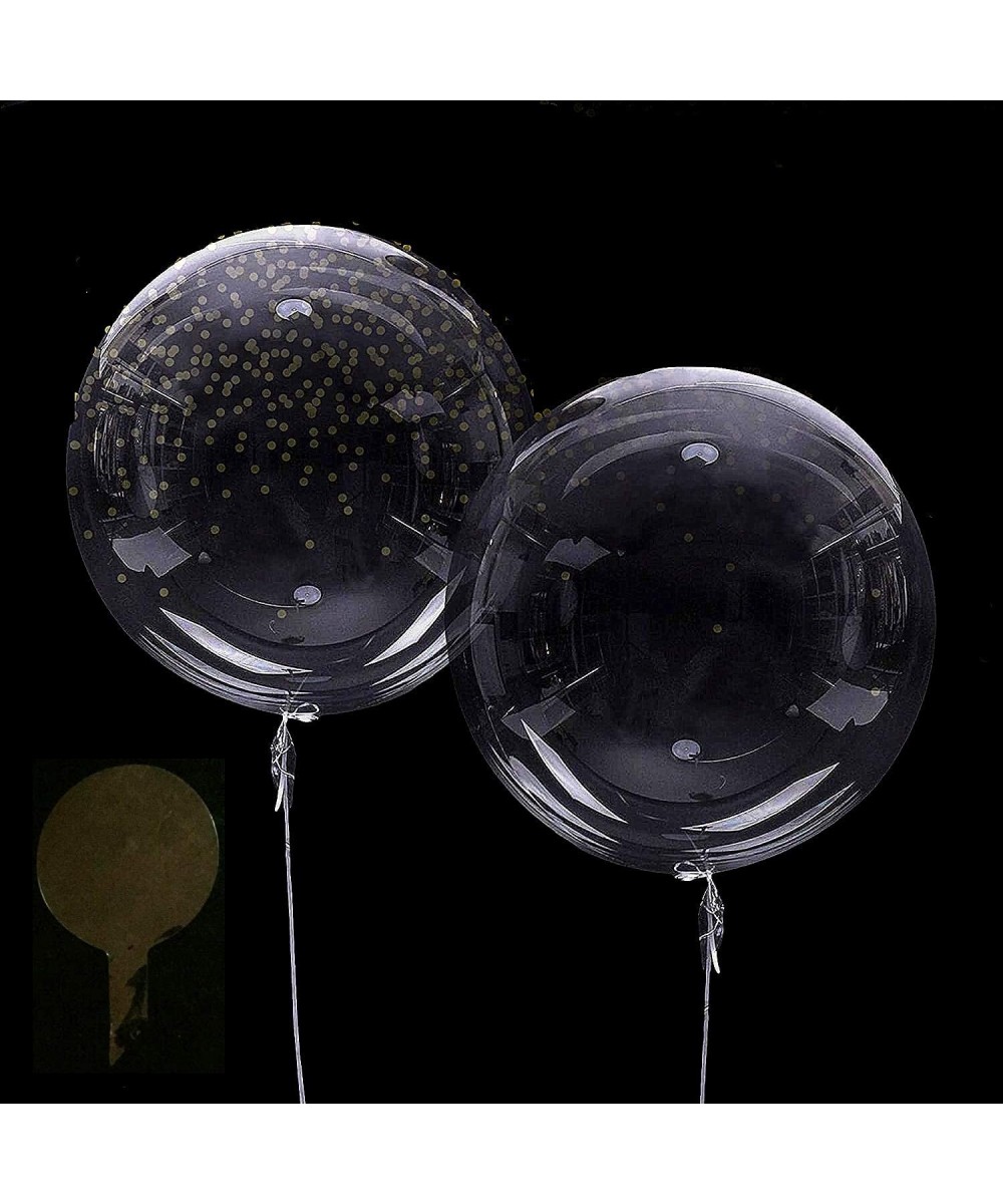 Bobo Balloons 20 inch Helium- 50 Packs Transparent Bubble Balloons for LED Light Up Balloons- Great for Christmas Party- Hous...