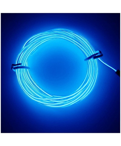 EL Wire Neon Lights Kit with Portable AA Battery Inverter for Halloween Christmas Party Decoration (5 Pack- Each of 3.28ft- B...