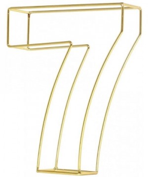 8" Tall Gold Wedding Centerpiece 3D Wire Letter Decoration for Wedding Party Decoration DIY Decoration Supplies - 7 - 7 - C21...