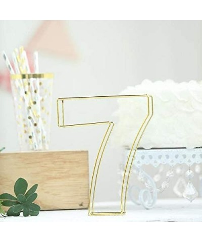8" Tall Gold Wedding Centerpiece 3D Wire Letter Decoration for Wedding Party Decoration DIY Decoration Supplies - 7 - 7 - C21...