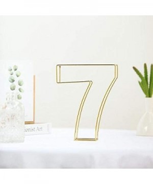 8" Tall Gold Wedding Centerpiece 3D Wire Letter Decoration for Wedding Party Decoration DIY Decoration Supplies - 7 - 7 - C21...