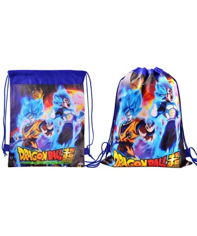 12 Pcs For Dragon Ball Goodie Bags Birthday Party Supplies For Kids-Double Side DBZ Super Saiyan Goku Gohan Character Party D...