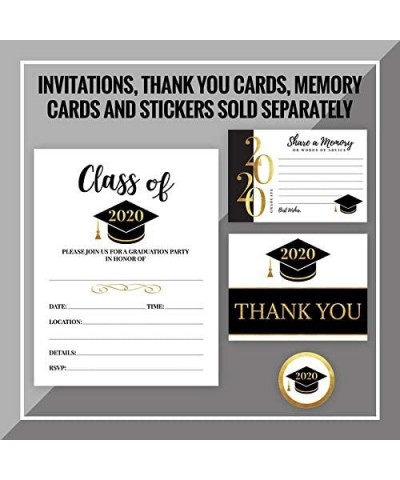 50-2020 Graduation Share A Memory or Advice Cards for The Graduate - Party Games Ideas Activities Supplies Decorations Grad C...