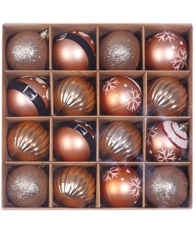 6CM Christmas Ball Ornaments- 16 Pack Shatterproof Xmas Balls Pendant Boxed Christmas Balls for Shopping Mall Ceiling Window ...