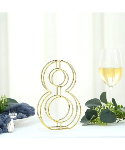 8" Tall Gold Wedding Centerpiece 3D Wire Letter Decoration for Wedding Party Decoration DIY Decoration Supplies - 8 - 8 - C91...
