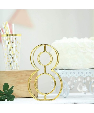 8" Tall Gold Wedding Centerpiece 3D Wire Letter Decoration for Wedding Party Decoration DIY Decoration Supplies - 8 - 8 - C91...