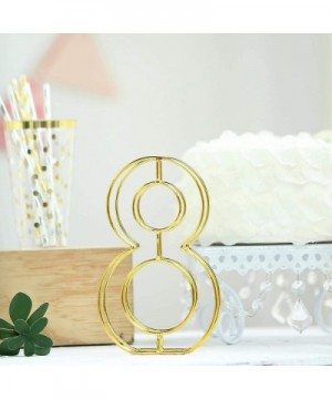 8" Tall Gold Wedding Centerpiece 3D Wire Letter Decoration for Wedding Party Decoration DIY Decoration Supplies - 8 - 8 - C91...