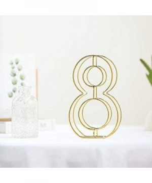 8" Tall Gold Wedding Centerpiece 3D Wire Letter Decoration for Wedding Party Decoration DIY Decoration Supplies - 8 - 8 - C91...