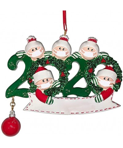 Personalized 2020 Christmas Ornament 2-5 Family Members- DIY Survived Family Customized Christmas Decorative Kit Xmas Tree Ha...